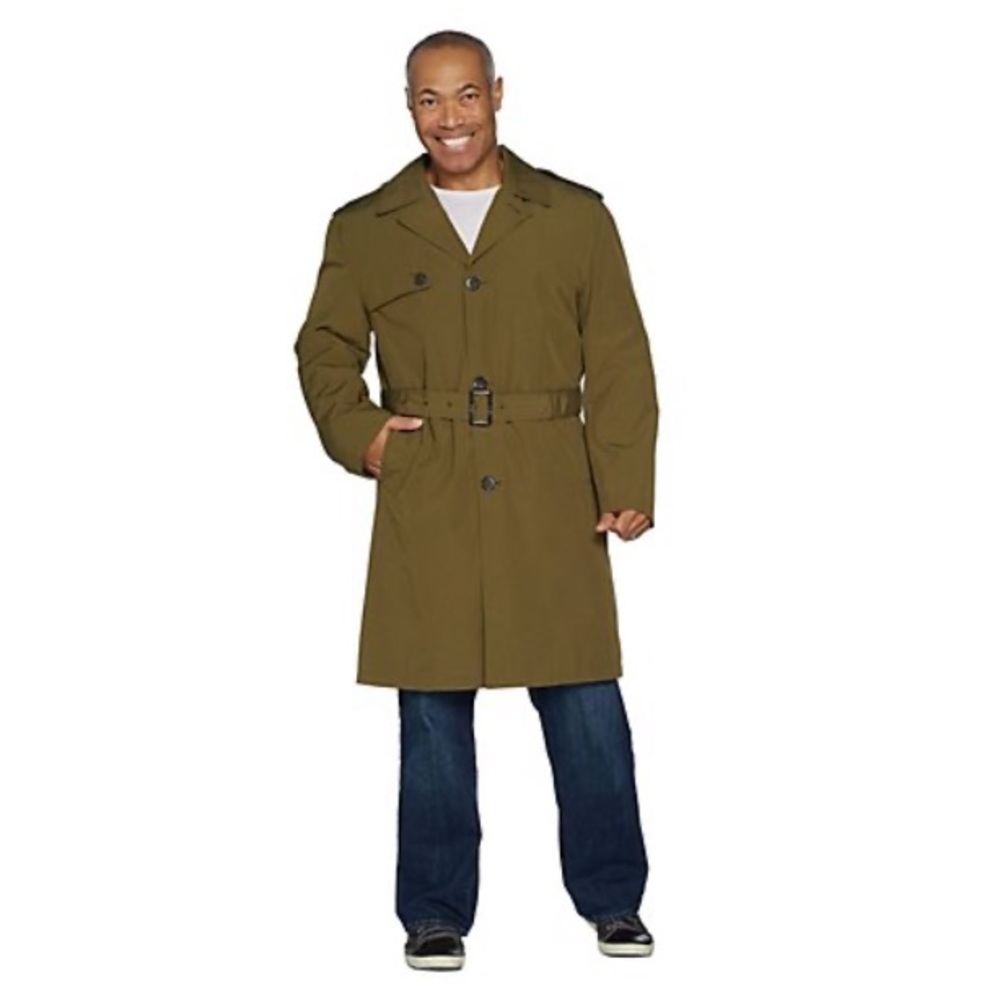 London Fog Water Resistant Trench Coat